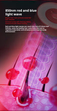 Load image into Gallery viewer, Red and blue light wave - Fabhera™ HairPulse – LED scalp therapy massage comb with serum infusion
