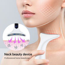 Load image into Gallery viewer, Women using - Fabhera™ NeckGlow – neck and jawline firming device with thermal vibration massage