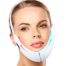 Load image into Gallery viewer, Women wearing - Fabhera™ VShape Contour Device – microcurrent face lifting and jawline sculpting tool