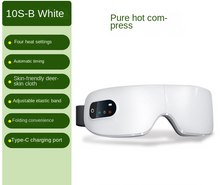 Load image into Gallery viewer, Specs - White - Fabhera™ EyeRelax Pro – heated eye massager with Bluetooth and vibration therapy