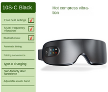 Load image into Gallery viewer, Specs - Black - Fabhera™ EyeRelax Pro – heated eye massager with Bluetooth and vibration therapy