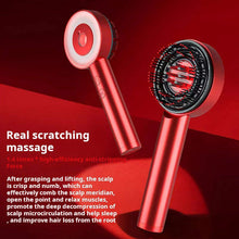 Load image into Gallery viewer, Real scratching message - Fabhera™ HairPulse – LED scalp therapy massage comb with serum infusion