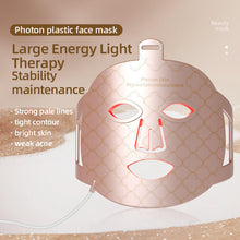 Load image into Gallery viewer, Close up - Fabhera™ LumiMask – flexible silicone LED light therapy mask for glowing skin