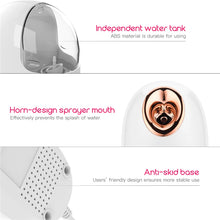 Load image into Gallery viewer, Fabhera™ PureSteam – warm mist facial steamer for hydration and pore opening - Water tank - Horn design sprayer mouth - Anti skid base