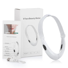Load image into Gallery viewer, Fabhera™ VShape Contour Device – microcurrent face lifting and jawline sculpting tool with box
